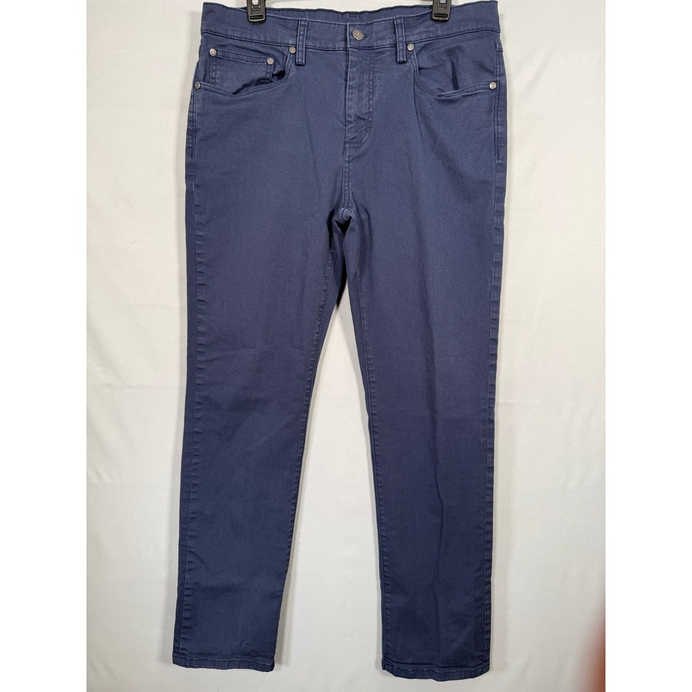 Brooks Brothers Mens Straight Leg Navy Blue Chino Pants W38 L30.5 Stretch - Picture 1 of 13